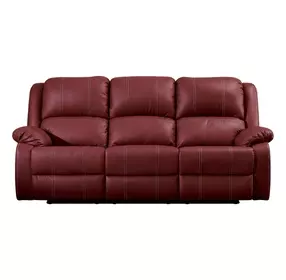 Zuriel Red Reclining 78" Sofa