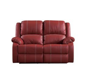 Zuriel Red Reclining 56" Loveseat