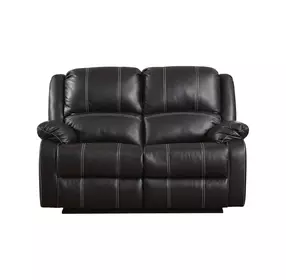Zuriel Black Reclining 56" Loveseat