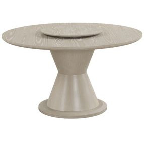 Gwendolyn Cerused Taupe 54" Round Dining Table