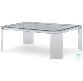 Phoenix Glass And Gray Coffee Table