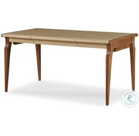 Terri Melrose Leather And Brown Desk