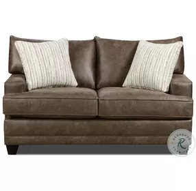 Kennedy Bourbon Performance Fabric 65" Loveseat