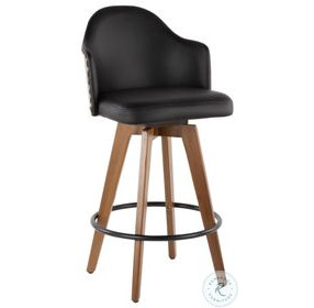 Ahoy Black Counter Stool