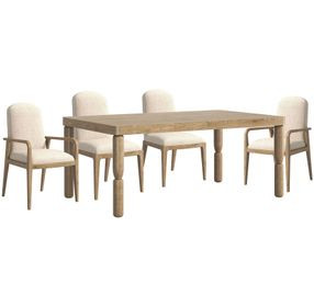 Verge Brown Rectangular Dining Room Set