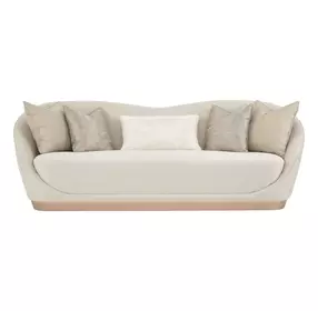 La Rachelle Medium Champagne 100" Sofa