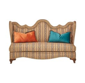 Grand Masterpiece Royal Sienna 78" Settee