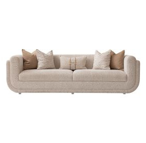 Savannah Breeze Cashmere and Bright Gold Mansion 104" Sofa