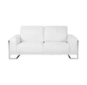 Mia Bella White 78" Loveseat