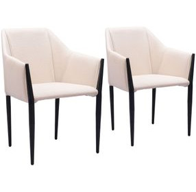 Andover Beige Dining Chair Set Of 2
