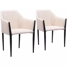 Andover Beige Dining Chair Set Of 2