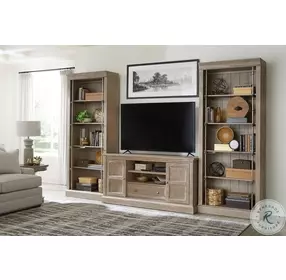 Donelson Vintage Natural 66" Entertainment Console Center