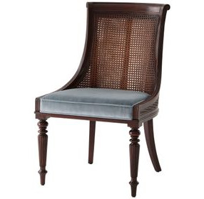 Althorp Living History Blue Upholstered Side Chair