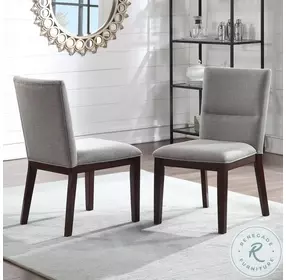 Amalie Camel Linen Side Chair Set Of 2