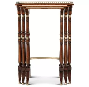 Althorp Camden Walnut Rectangular South Drawing Room Nest of Tables
