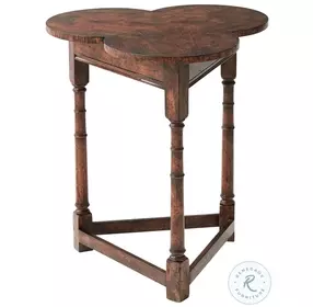 Althorp Oak Clover 25" Accent Table