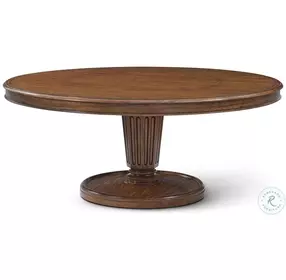 Haddon Heirloom 72" Round Dining Table with Lazy Suzan