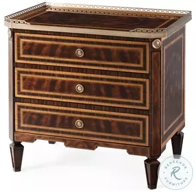 Viscount's Daventry 3 Drawer Nightstand