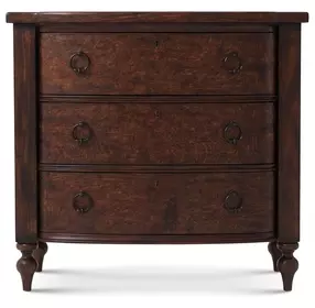 Althorp Victory Oak Brown 3 Drawer Naseby Nightstand