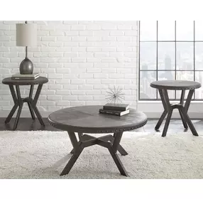 Alamo Gray Occasional Table Set