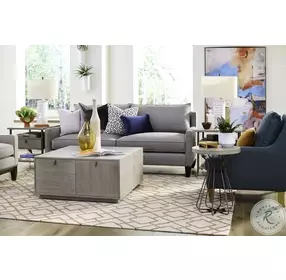 Creston Natural Gray Palmer Square Occasional Table Set