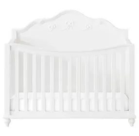 Annie White Convertible Crib with Guardrails
