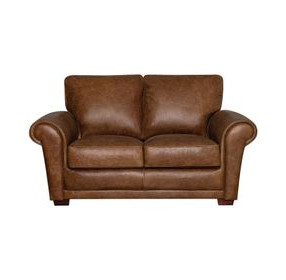 Maverick Cinnamon 67" Top Grain Leather Loveseat