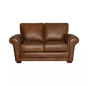 Maverick Cinnamon 67" Top Grain Leather Loveseat