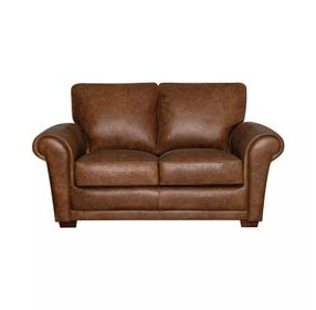 Maverick Cinnamon 67" Top Grain Leather Loveseat