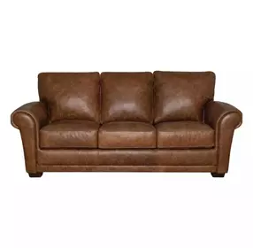 Maverick Cinnamon 88" Top Grain Leather Sofa