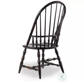Tranquility Ebony Windsor Side Chair Set Of 2