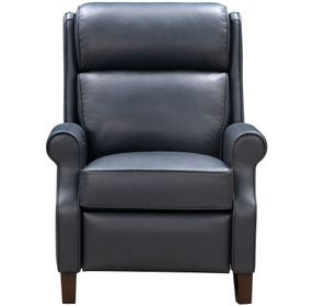 Amber Santa Fe Ocean Leather Power Recliner with USB Charging