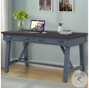 Americana Modern Denim 60" Home Office Set