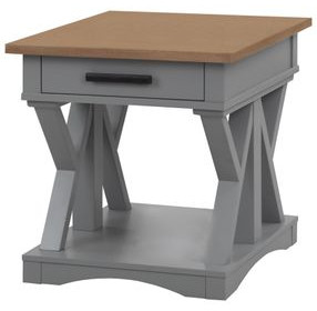 Americana Modern Dove End Table