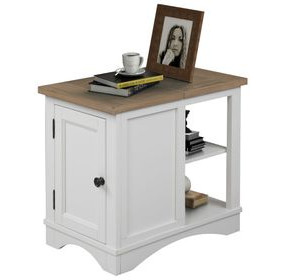 Americana Modern Cotton Chairside End Table