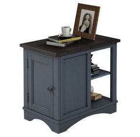 Americana Modern Denim Chairside End Table