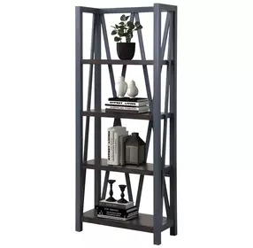 Nantucket Denim Etagere Bookcase