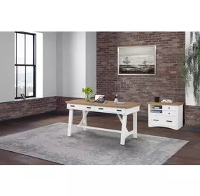 Nantucket Cotton 60" Writing Home Office Set