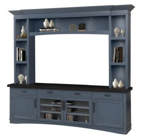 Americana Modern Denim Entertainment Center