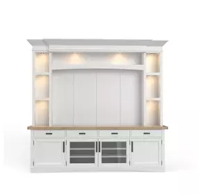 Americana Modern Cotton Entertainment Wall