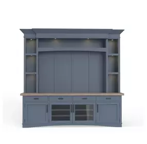 Americana Modern Denim Entertainment Wall