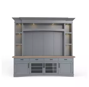 Americana Modern Dove Entertainment Wall
