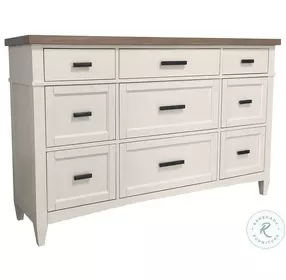 Americana Modern Cotton 9 Drawer Dresser