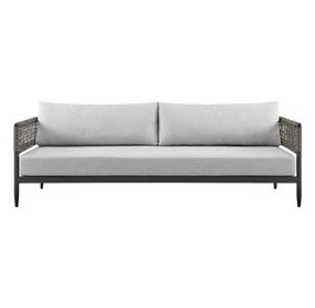 Alegria Light Gray Outdoor 84" Sofa