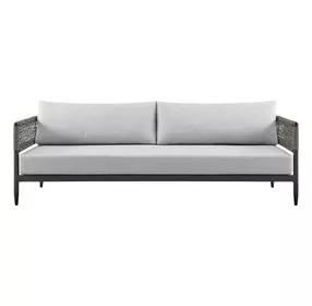 Alegria Light Gray Outdoor 84" Sofa