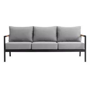 Crown Dark Gray Outdoor 78" Sofa