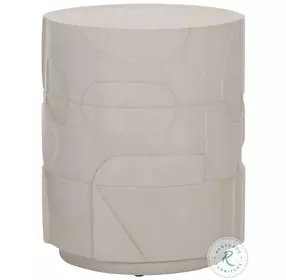 Zina Beige Accent Table