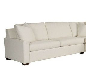 Anna Henequen Ivory Performance Fabric LAF Loveseat