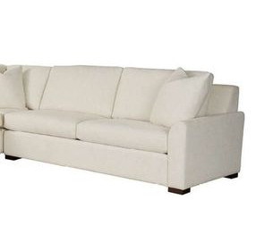 Anna Henequen Ivory Performance Fabric RAF Loveseat