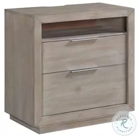 Cadia Arcadia Gray 2 Drawer Nightstand